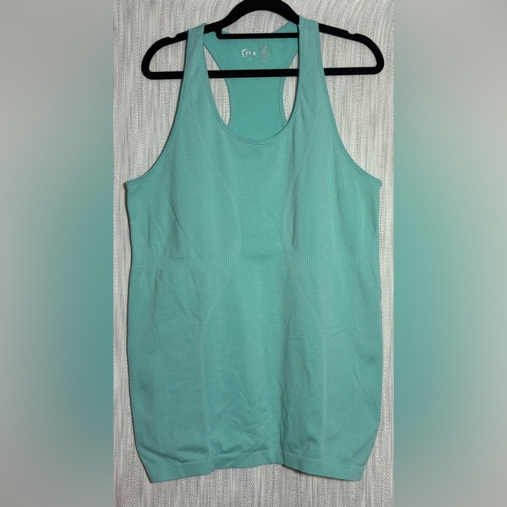 Zyia Active Women's Teal Sleeveless Top